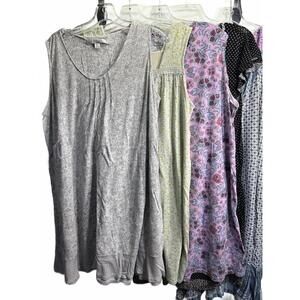 Vintage Secret Treasures Women's Sleepwear 5 PC LOT Nightgown Ladies XL 2X